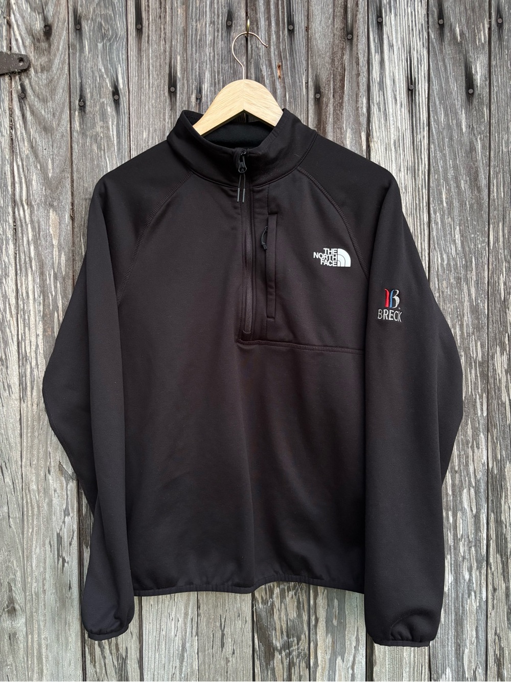 The North Face Canyonlands 1/2 zip pullover “Breck” black size medium